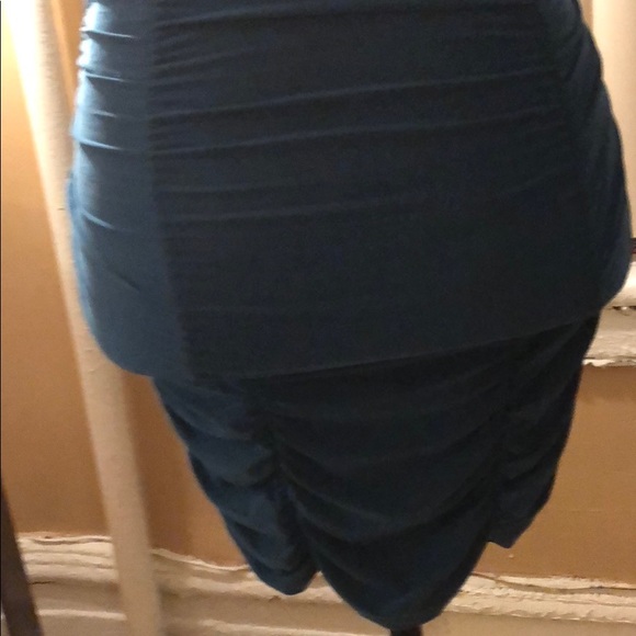 Turquoise strapless dress - Picture 5 of 5